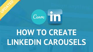 How To Create A Linkedin Carousel Post Fast And Easy With Canva Youtube