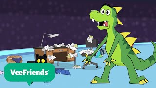 Chore Escape... Gone Wrong! 🧹🦖😱 | VeeFriends 🐈‍⬛ |  Full Episodes