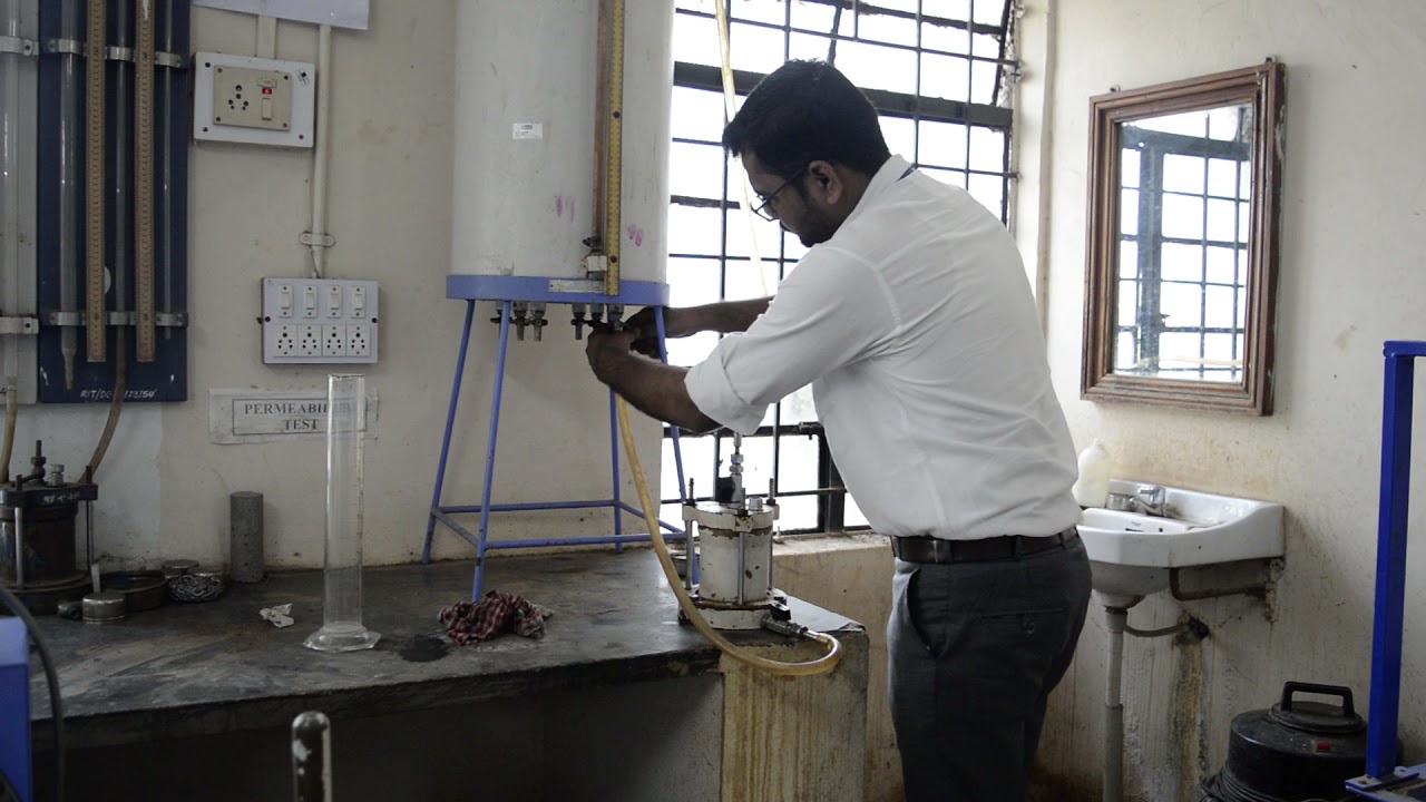 Determination of Coefficient of Permeability of Soil Using Constant Head Permeability Test