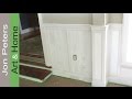 How to Install Chair Rail with Flat Panel Wainscoting