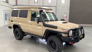 Landcruiser Troopy Ironman 4x4 and AluCab build Hercules Roof Conversion