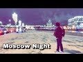 VDNKH Park | All Russian Exhibition Center | Red Square in Night Time | Moscow | Russia