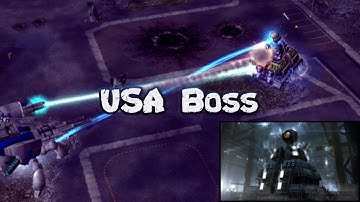 C&C Contra X Beta Superweapon [Futuristic] Generals Challenge #14 vs USA Boss General [Hard]