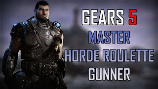 Gears 5 Master Horde Roulette on Gridlock as Gunner
