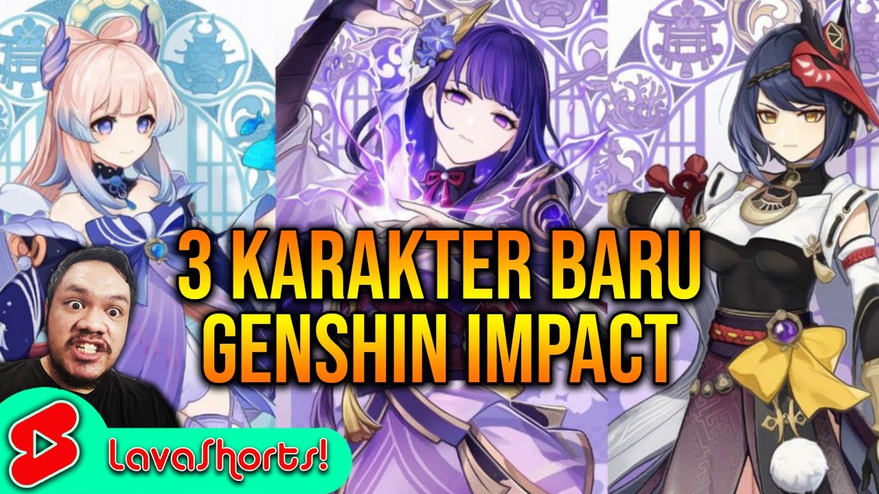 Trailer 3 Karakter Terbaru Genshin Impact Update 2 1 Shorts Youtube