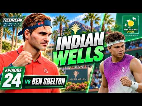 INDIAN WELLS LAST 16 VS SHELTON! | Tiebreak Career Mode