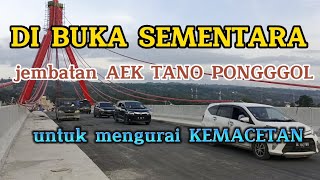 hanya di buka sebentar saja supaya tidak terlalu macat