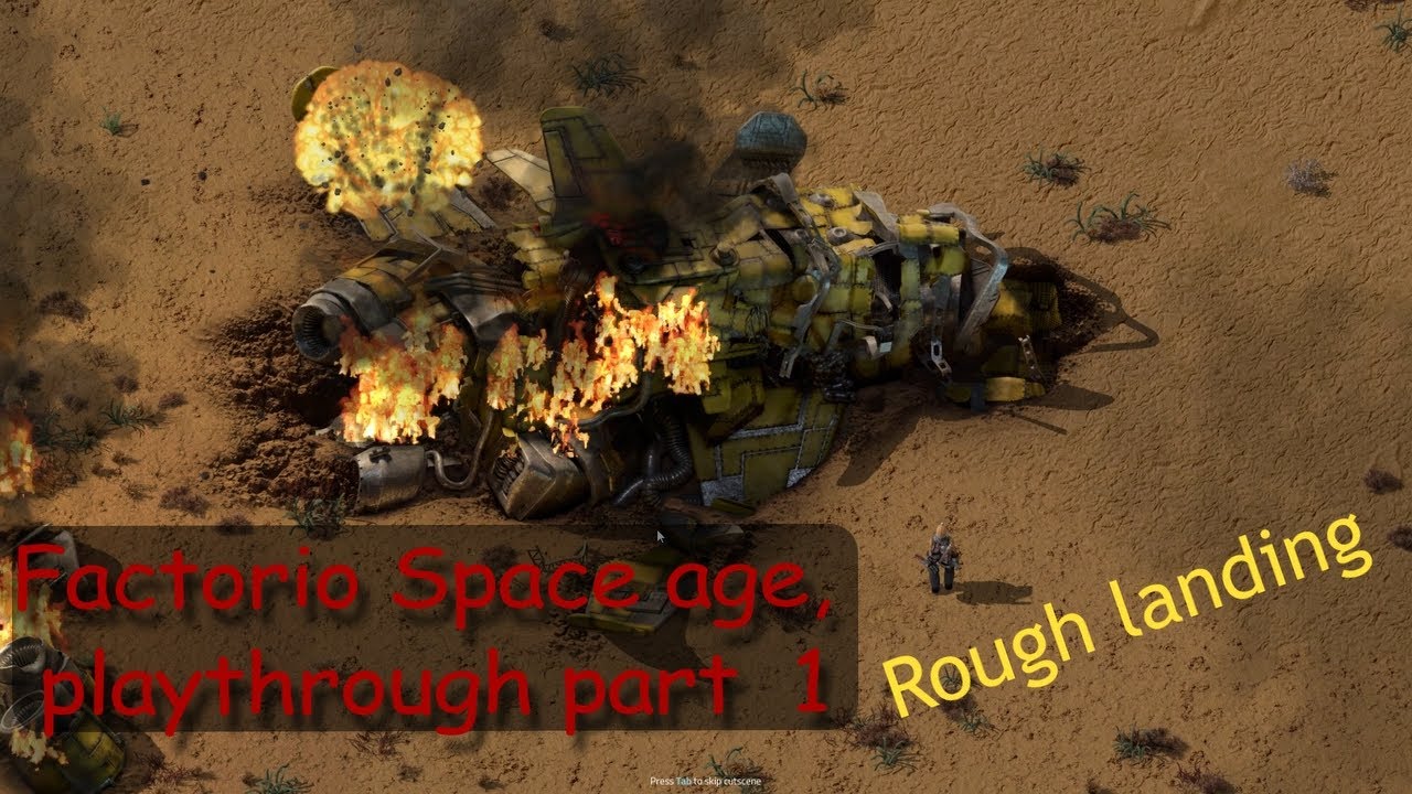 Factorio Space age, playthrough part 1 - YouTube