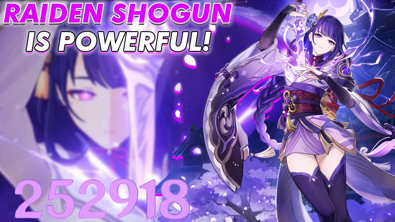 Build Lengkap Raiden Shogun! The Electro Queen! | Genshin Impact ...