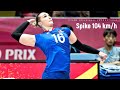 Irina Voronkova - POWERFUL Volleyball SPIKE - 104 km/h | SERVE - 97 km/h | Women's VNL 2018