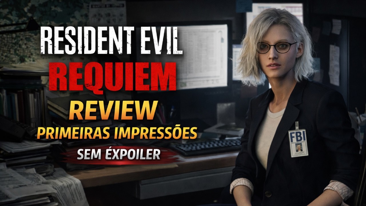 JOGUEI RESIDENT EVIL REQUIEM! MINHA REVIEW SEM SPOILER + VALE A PENA?