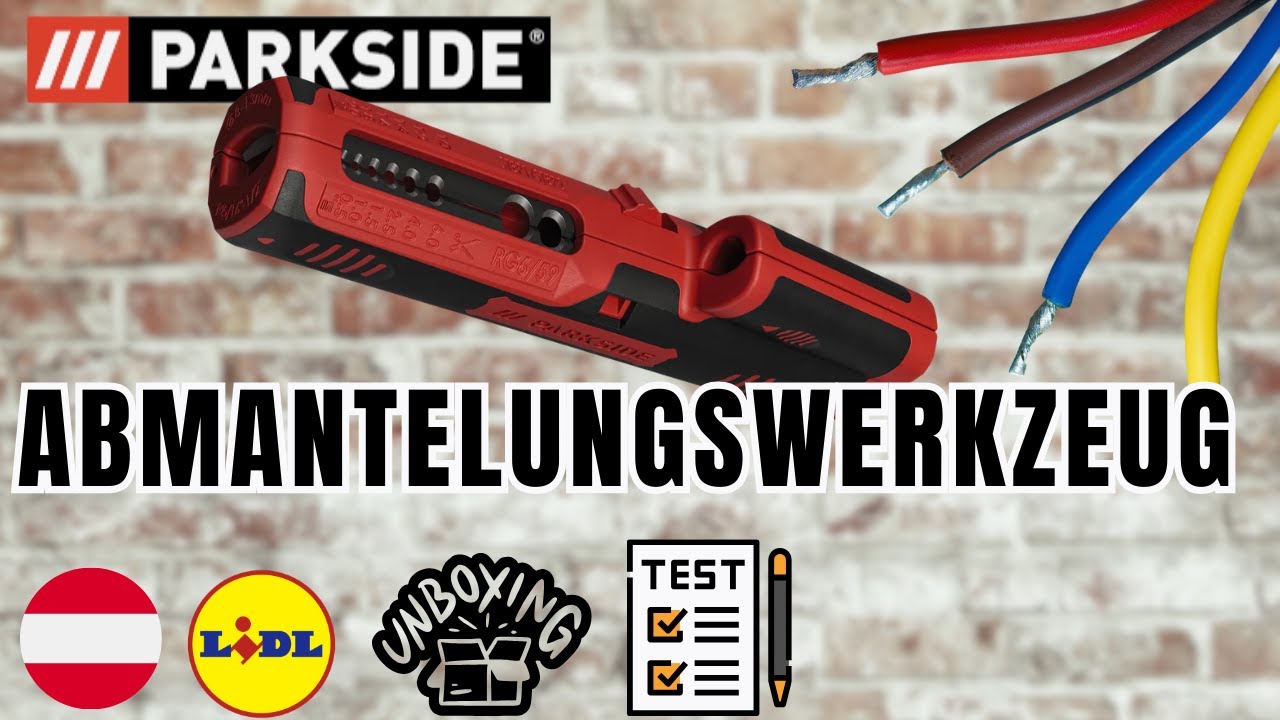 ABMANTELUNGSWERKZEUG PARKSIDE YouTube AUSTRIA LIDL 