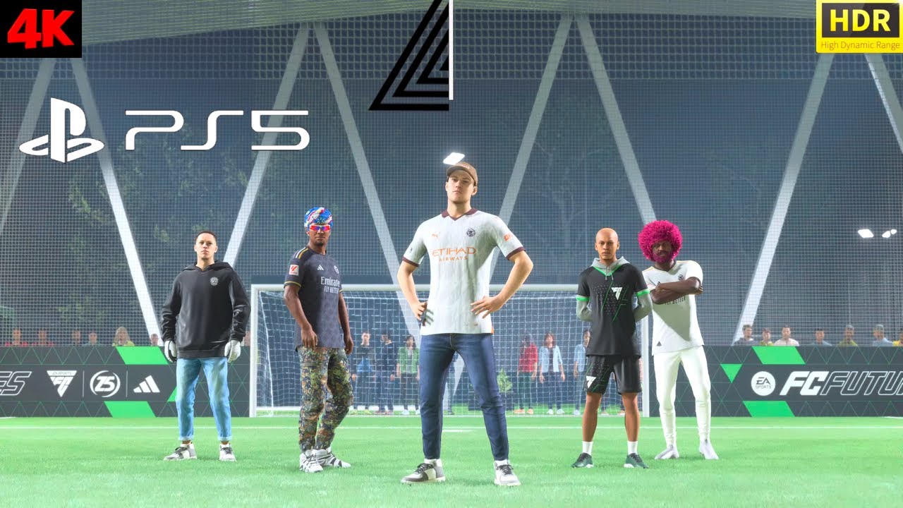 EA Sports FC 24 Gameplay (PS5 UHD 4K 60FPS HDR) Volta Mode (Street Football) 5v5, Online Squads ...