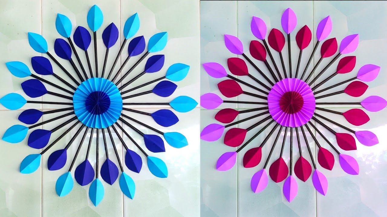 colour paper craft YouTube