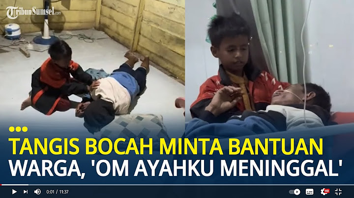 Tangis Bocah Minta Bantuan Warga, Panik Lihat Ayahnya Tak Sadarkan Diri, 'Om Ayahku Meninggal'