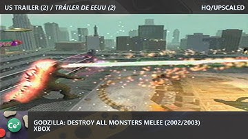 Godzilla: Destroy All Monsters Melee | Xbox | 2002/2003 | Video Game US Trailer (2) | HQ/Upscaled