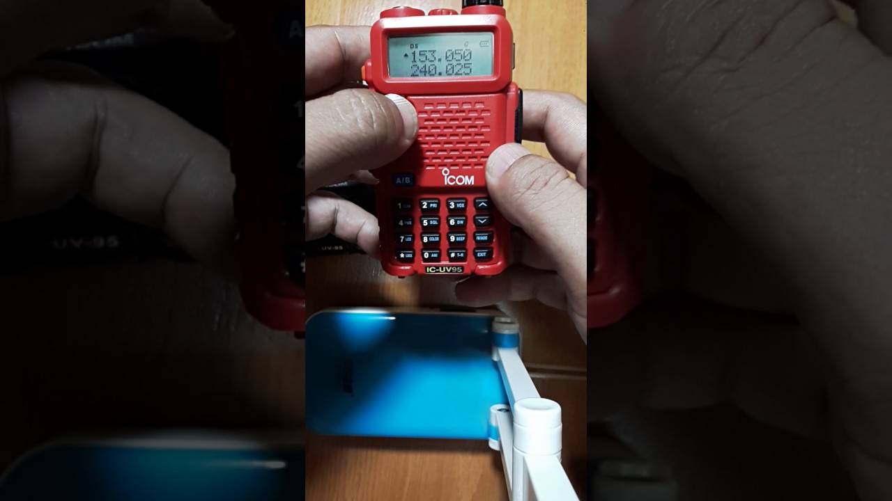 วิธีบันทึกช่อง icom uv95