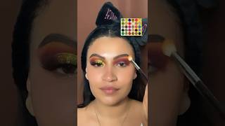 Sunset makeup tutorial #makeuptutorial #eyeshadowtutorial #tutorial #eyeshadow