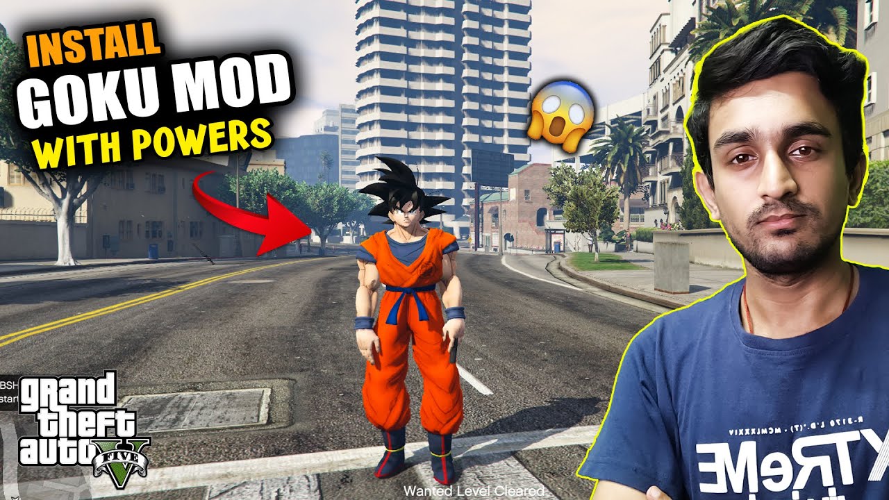How to Add Goku Mod With Powers in GTA 5 | How to Mod GTA 5 | Dragon Ball Z Mod | GTA 5 Mods