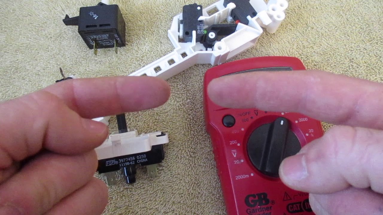 How to Test Dryer Push to Start Switch 3395382 3977456 Kenmore ...