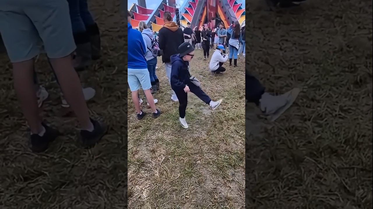 Kid's DNB Dance at the Fest! 😍