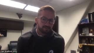 WVU Men's Soccer Dan Stratford Press Conference 10/1/25