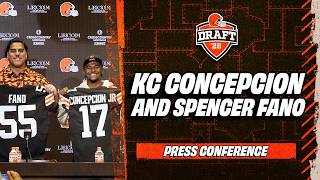 KC Concepcion and Spencer Fano Introductory Press Conference