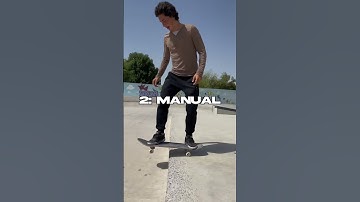 5 Ways to roll off a curb✅-#skate #skatelife #skatelifestyle #skater #skaters #uae #dubai #skatetips