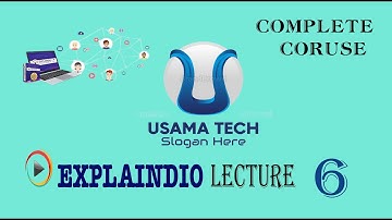 explaindio class 6     2d Animation tutorial 1 [Urdu Hindi] | Explaindio video creator tutorial