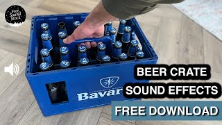 Beer Crate Sound Effects | Beer Bottles in Crate Sounds @FreeSoundStock