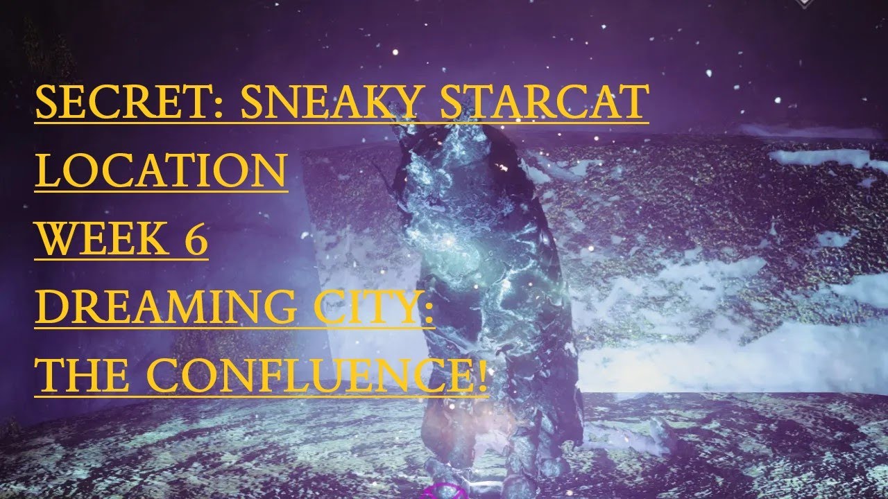 D2 Secret: Sneaky Starcat: Location Week 6: Dreaming City: The Confluence!