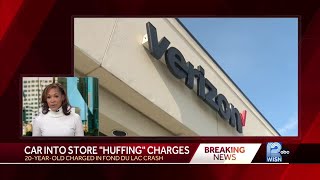 Oakfield man, 20, charged after crash at Verizon store