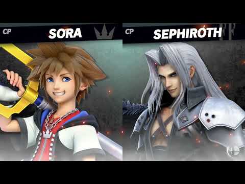 【スマブラSP】ソラ参戦記念その２！ ソラVSセフィロス-両方CPレベル9-
