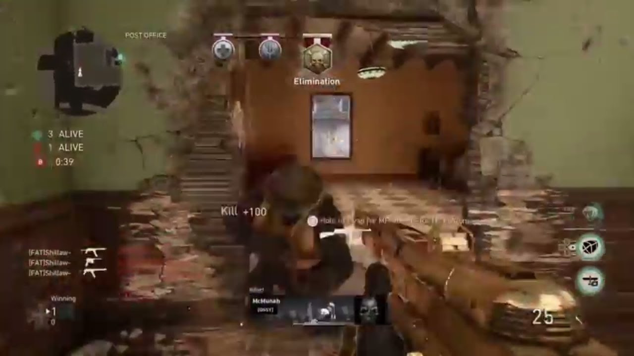 Call of Duty World War II Gameplay Search and Destroy Frenzy Kill