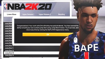 💙HOW TO GET THE JUMPSHOT CREATOR ON NBA 2K20! I UNLOCKED THE CUSTOM JUMPSHOT CREATOR NBA 2K20!💙