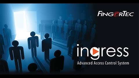 Fingertec Ingress Software  #complete  Installation & Configuration