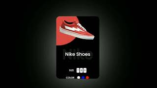 Creative Product Card UI | Ecommerce Product Card Using HTML5 and CSS3