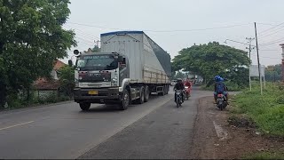 heavy vehicles on Indonesia roads - world of truckers and buses