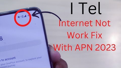 ITel Vision Internet Settings | I Tel S18 P38 A58 Slow Internet Setup 2023