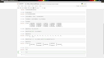 COMP 116: Advanced NumPy Arrays