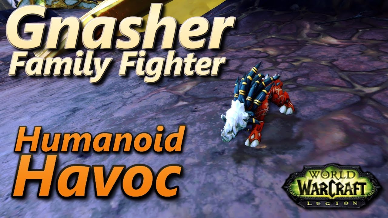 Gnasher Humanoid Havoc Family Fighter Warcraft Pet Battle