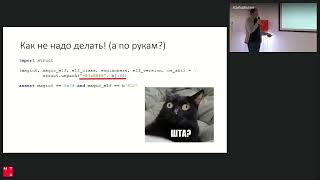 PythoNN: Василий Рябов - "Парсинг бинарных данных с помощью ctypes, или пишем на питоне как на Си"