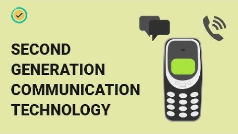Second Generation Communication Technology | 2G | Skill-Lync
