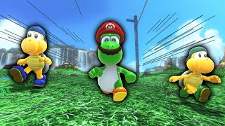 Using Yoshi in Every Koopa Freerunning Race (Mario Odyssey Mod)