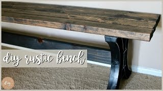 ONE TOOL ONLY! $30 Farmhouse Bench DIY