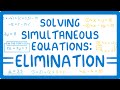 Simultaneous Equations and Elimination Method Quiz