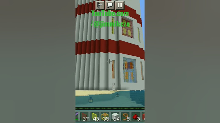 Minecraft shorts - okna majáku v minecraftu PE 1.20 - Minecraft Windows design idea