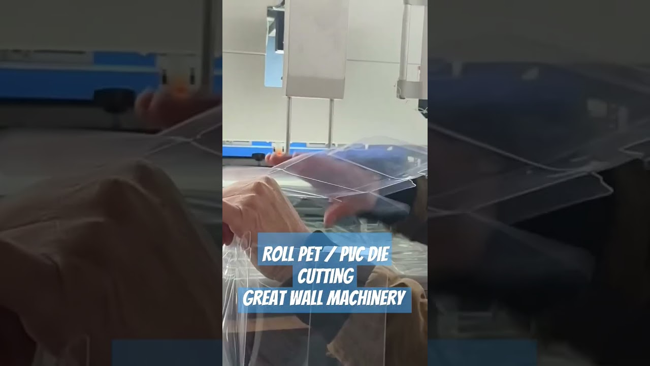 Roll PVC / PET Die Cut, Plastic Box Packaging