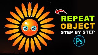 How to Repeat Object Step By Step with Transform in Photoshop