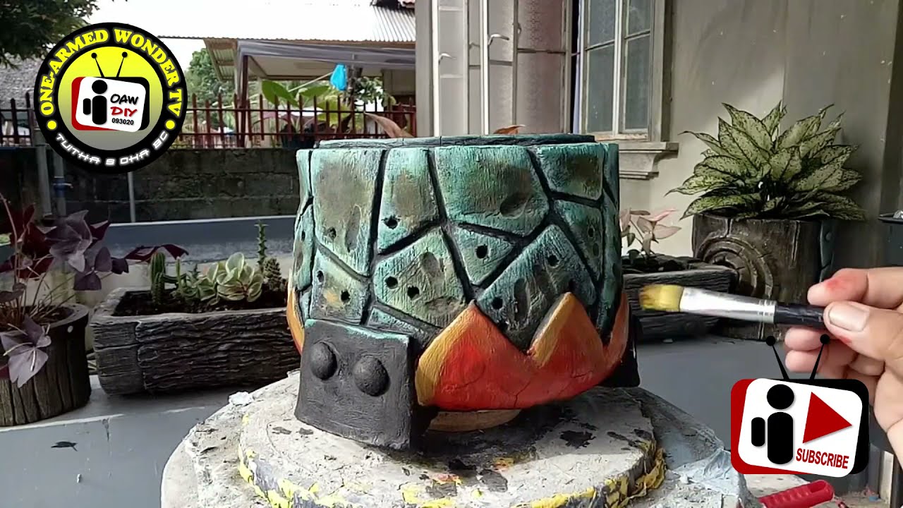 One-armed WonderTV DIY OLD POT REDESIGNING#1.GARDEN IDEAS FOR HOME DECORATION